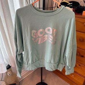 Cropped sweatshirt